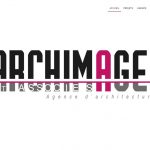 Page d'accueil du site Archimage et associées